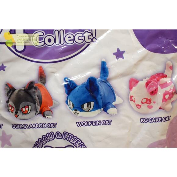 Aphmau 11" Mystery MeeMeow Large Plush Series 2 Wolf Ein Cat - Picture 4 of 5
